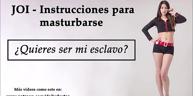 femdom,joi,latina,sex,slave,spanish