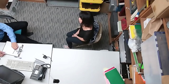 blowjob,caught,cowgirl,hardcore,office,police,small tits,spy,teen,tight pussy